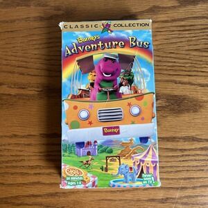 Barney - Barneys Adventure Bus (VHS, 1997) Classic Collection Video Tape VHS‎